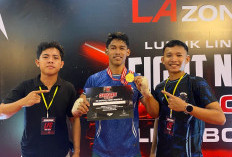 Efriansyah Menang TKO di Ronde Pertama, Harumkan Nama Empat Lawang