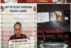 Titipkan “Kotak Rokok” di Manggul, Pria Bawa Sabu dari Pali ke Lahat Diringkus