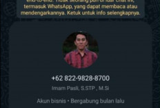 Nama, Foto dan Nomor Handphone Pj Bupati Lahat Dicatut, Imbau Hati-hati Penipuan