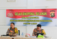 Kapolres Lahat Pimpin Evaluasi Operasional Bulanan, Bahas Kinerja dan Program Prioritas Polri