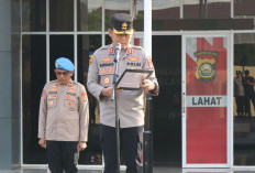 Kapolres Lahat Tekankan Larangan Penyalahgunaan Narkoba Saat Jam Pimpinan Apel Pagi