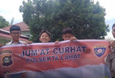  Polsekta Lahat Lakukan Kegiatan Jum’at Curhat