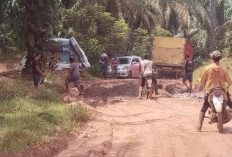 Kondisi Jalan Penghubung Wanaraya-Badar Jaya Memprihatinkan, Warga Terisolasi Saat Hujan