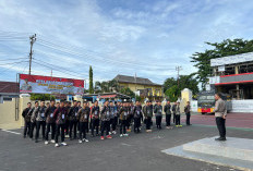 Periksa Administrasi 54 Casis Bintara Brimob, Polres Lahat Libatkan Media