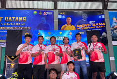 Tim Bulutangkis Polres Empat Lawang Raih Juara II di Turnamen Kapolda Cup 2026