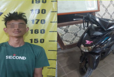 Curi Motor Milik PNS, Pelaku Dibekuk Sedang Nyenyak Tidur di Pondok