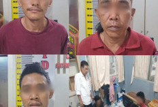 Satreskrim Polres Lahat Amankan Tiga Pelaku Pencurian di Desa Selawi