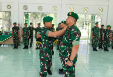 Dandim 0405/Lahat Pimpin Sertijab Dua Danramil, Tekankan Profesionalisme dan Soliditas Satuan