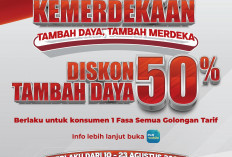 PLN Hadirkan Diskon Tambah Daya 50% Sambut HUT ke-80 RI