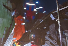 Damkar Muara Enim Bantu Padamkan Api, Kebakaran Rumah di Pasar Bawah Ulu Lahat