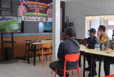 Sambut HUT Bhayangkara ke-80, Polres Lahat Gelar Nobar Piala Dunia Bersama Warga