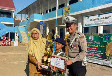 Dua Siswa SDN 10 Lahat Raih Juara Harapan III Ajang Polisi Cilik Tingkat Polda Sumsel