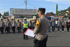Antisipasi Ancaman, Polres Lahat Lakukan Simulasi Sistem Pengamanan Markas Komando 