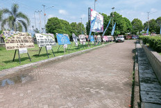 Papan Bunga Ucapan Hiasi Pelantikan PPPK di Kantor Bupati Empat Lawang