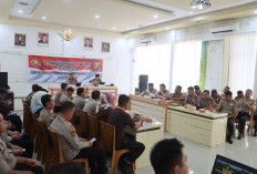 Tingkatkan Kinerja, Kapolres Lahat Pimpin Analisis dan Evaluasi Jajaran