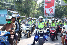 Keren, Kapolres Lahat Naik Motor Mengawal Jalur Arus Balik Lebaran 1445 Hijriah