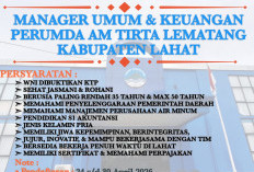 Perumda Air Minum Tirta Lematang Buka Lowongan Pekerjaan