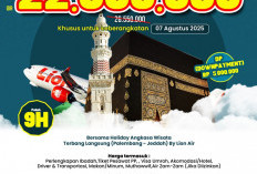 Promo Umroh Mulai Rp22 Juta, Lahat Pos Gandeng Holiday Angkasa Wisata dan PalTV