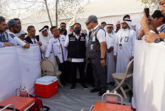 Menteri Agama Cek Kesiapan Layanan : Di Arafah 30 Ribu Jamaah Indonesia Tempati Tenda Puncak Haji di Armuzna