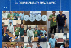 BNNK Empat Lawang Laksanakan Tes Urine Sopir Bus Jamaah Calon Haji
