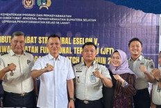 Lapas Kelas IIA Lahat Gelar Pisah Sambut Pejabat dan Lepas 41 Peserta Maganghub Batch III