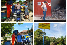 Jajaran Lama Menuju Desa Bersih: Dari Sungai Tercemar Kini Bebas Sampah, Dukung Program Bupati Lahat