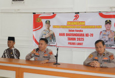 ANJANGSANA Polres Lahat Dalam Rangka HUT Bhayangkara Ke 79