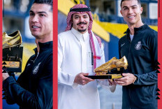 Ronaldo Kembali Ukir Sejarah, Kapten Al Nassr Dapat Sepatu Emas, Netizen : Ini Baru Namanya GOAT
