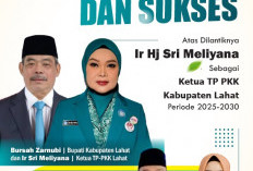 Ketua Dharma Wanita Persatuan Lahat Mengucapkan Selamat Dilantiknya Ketua TP-PKK Kabupaten Lahat