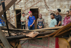 Tua dan Rapuh, Rumah Tukang Ojek di Talang Jawa Ambruk