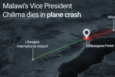 Malawi Berduka, Pesawat Ditumpangi Wakil Presiden Chilima Terjatuh di Hutan