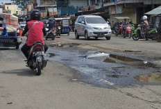 Waspada! Ada Lubang Menganga di Jalinsum 