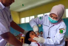 Vaksin Polio Dosis 2 di Empat Lawang Sudah 83,03 Persen