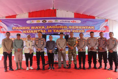 Polres Lahat Ikuti Panen Jagung Serentak Kuartal II 2026 Secara Daring Bersama Seluruh Indonesia