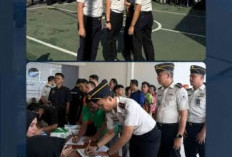 Apel Disiplin dan Tes Urine, Rutan Kelas I Palembang Tegaskan Komitmen Bersih Narkoba