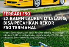 Ferrari F50 Eks Ralph Lauren di Lelang, Berpotensi Jadi F50 Termahal