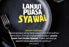 Bacaan Niat Puasa 6 Hari Bulan Syawal
