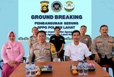 Groundbreaking SPPG melalui Zoom Meeting dari Polres Lahat