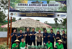 Bukti Nyata Dukung Kemandirian Pangan, Rutan Kelas I Palembang Panen Terong