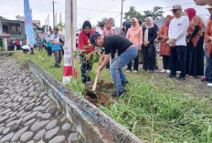 Pemkab Empat Lawang Tanam Pohon Bareng di Kolam Retensi, Aksi Nyata Hijaukan Lingkungan