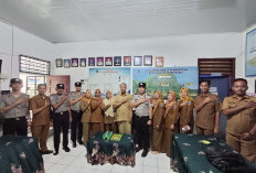 Sat Binmas Polres Lahat Sambangi Kantor Lurah