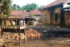 Amukan Api di Fajar Hari, Satu Rumah Ludes Terbakar di Empat Lawang