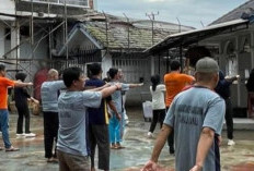 Lapas Kelas IIA Lahat Gelar Senam Jantung Sehat bagi Warga Binaan