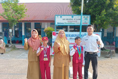 Membanggakan! 2 Peserta Didik SDN 10 Lahat Juara Karate Provinsi