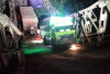 Jembatan Muara Lawai Ambruk : 4 Dump Truk Terperosok