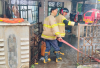 Warung dan Rumah Kontrakan Terbakar di Desa Arahan, Kerugian Capai Ratusan Juta