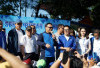 Joncik dan Eko Patrio Ikuti Senam Sehat Penuh Semangat