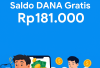 Selamat! Nomor HP Anda Dapat Kiriman Saldo DANA Gratis Rp181.000, Buruan Cek Aplikasi Ini Sekarang!