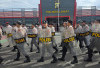 Latihan Rutin Dalmas, Polres Lahat Tingkatkan Kesiapsiagaan Personel