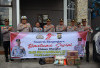 Polres Lahat Perkuat Sinergi Bersama Warga, Gelar Baksos dan Bansos 